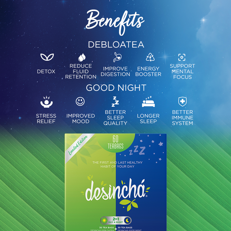 Desinchá Day & Night  (60 Tea Bags)